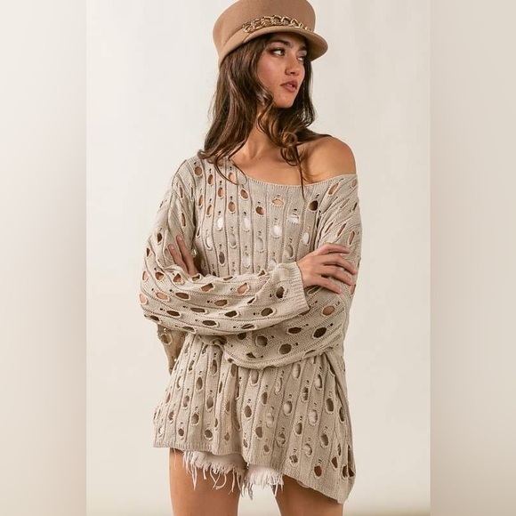 Hollow Out Knit Top - Picture 5 of 5